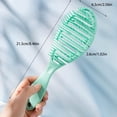 thumbnail image 5 of Brosse à Cheveux Démêlante Incurvée en Forme de Z Unique pour Cheveux Bouclés Droits, 5 of 5