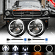 thumbnail image 4 of Faros Led 7 Inch Motorcycle Harley Jeep Wrangler Vocho NEGRO, 4 of 5