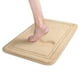 thumbnail image 1 of Alfombrilla de baño de espuma viscoelástica ITSOFT, antideslizante, 60 x 40 cm, color marrón chocolate, 1 of 5