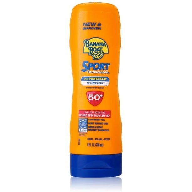 banana sunscreen lotion