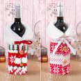 thumbnail image 5 of Funda para botella de vino navideña, adornos navideños para el hogar, adornos navideños 2023, regalos navideños, Año Nuevo 2024, 5 of 5