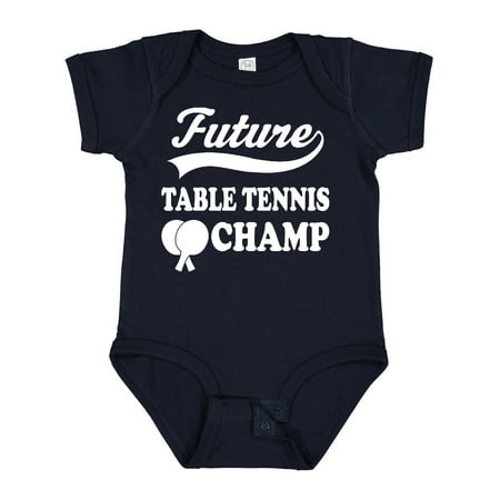 

Inktastic Future Table Tennis Champ Gift Baby Boy or Baby Girl Bodysuit