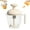 A, variant on Manual Egg Mixer, Press the Egg Beater Cup, Multi-function Blender, Built-In Filter on the Cup Mouth to Filter Egg Foam, Suitable for Beating Eggs, Whipping Cream