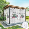 thumbnail image 6 of Outdoor Curtains for Patio Waterproof, Summer Cactus Outdoor Privacy Panels Grommet, Farmhouse Tropical Plants Wooden Grain Blackout Outside Curtains for Porch/Cabana/Pergola/Gazebo 54"x95", 1 Panel, 6 of 8