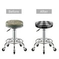 thumbnail image 5 of Round Stool Covers,Buffalo Plaid Bar Stool Slipcover Round, Soft Bar Stool Seat Cover Cushion 12 Inch ,24jl02aA14, 5 of 7