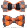 thumbnail image 4 of Collar antiestrangulamiento para gatos, collar con cascabel y pajarita, collares bonitos para gatitos y gatos, 1 unidad, naranja, 4 of 5