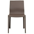 thumbnail image 4 of Elite Living STAN Modern Leather Side Chair Mink Brown, 4 of 5