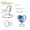 thumbnail image 4 of Burial Dove Flying Urns For Metal Remains - Small Urns For Ashes For Men & Women - Heart Shaped Cremation Keepsakes For Ashes - Mini Urn For Ashes - Human Ashes Urn Adult (Size - 3inch, 1pcs), 4 of 5