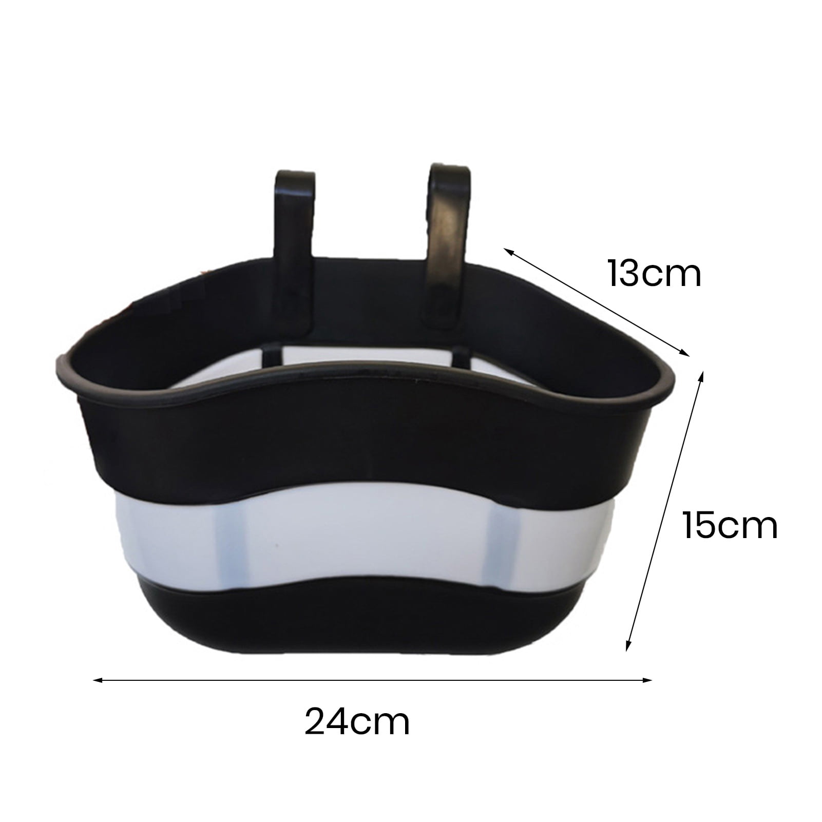 YIFAEUX Bicycle Basket Large Capacity Bright Color Strong Load-bearing Smooth Edge Easy Installation Kids Scooter Bike Handlebar Front Storage Basket Bike Supplies