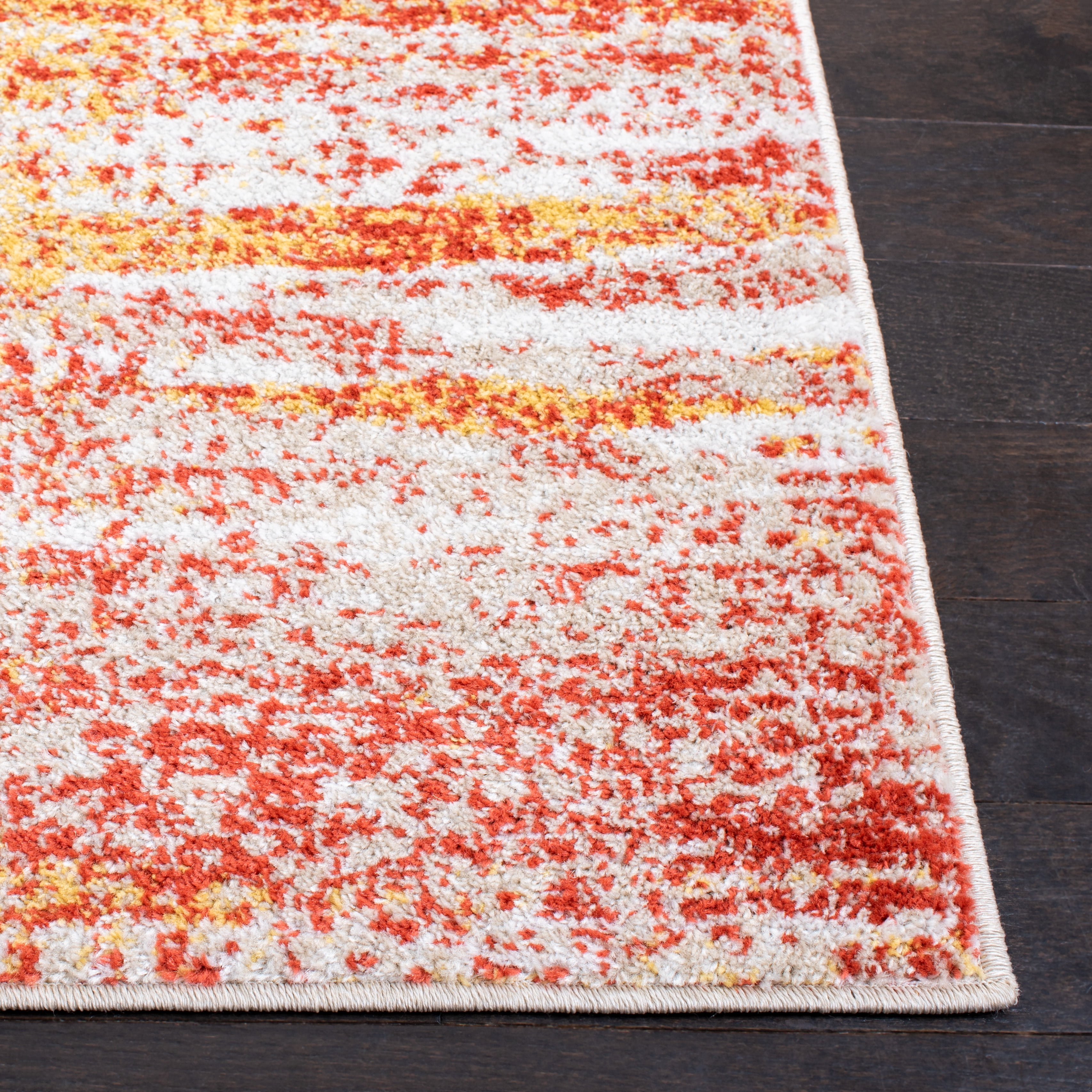 Safavieh Adirondack Rudyard Abstract Ombre Runner Rug, Rust/Gold, 2'6" x 10'