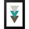 thumbnail image 2 of Urban Epiphany 17x24 Black Modern Framed Museum Art Print Titled - Beige Mint Geometric 3, 2 of 5