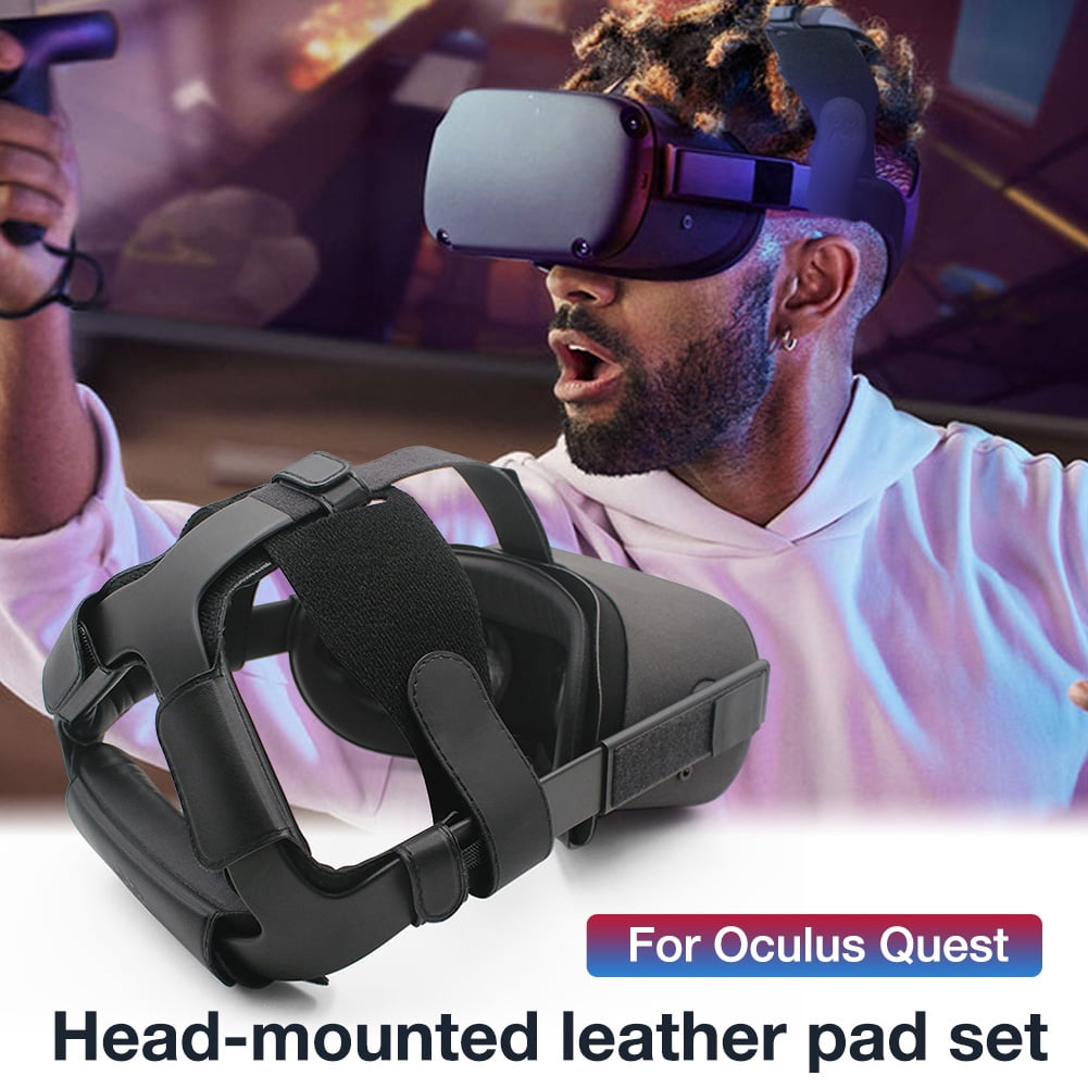 Venlighed vælge saltet MEGAWHEELS Head Strap Set Virtual Reality VR Headset Accessories Perfect  Set with Head Support Strap and Top Strap Pad and Rear Strap Pad for Oculus  Quest - Walmart.com