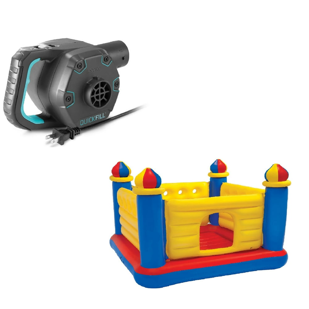 Intex Quick Fill Electric Pump & Intex Inflatable JumpOLene Kids Ball
