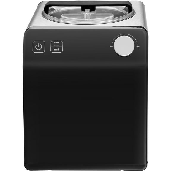 Upright Automatic Ice Cream Maker with Built-in Compressor, 2QT No Pre-Freeze, 4 Modes, Digital Timer, for Gelato/Frozen Yogurt