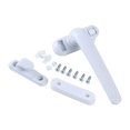 thumbnail image 3 of justharion Window Handles with Lock Handle Window Hardware Casement Locking Handle White Left, 3 of 8