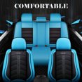 Car Seat Cover PU Leather Cushions SUV PU Front & Rear Seat Covers Side