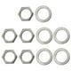 thumbnail image 5 of Paquete de 5 tuercas de conector de guitarra eléctrica Yuyangstore Arandelas de 9 Plata, 5 of 7