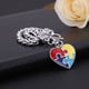 thumbnail image 5 of Pulsera Charm Esmalte Colorido Pequeño Conciencia Puzzle Puzzle Pulseras, 5 of 5