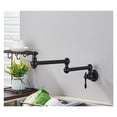 thumbnail image 1 of Brass Kitchen Faucet Brushed Gold Sing Cold Kitchen Sink Water Tap Single Handle Mixer Tap 360 Rotation Wall Mounted ,bar Laundry RV Farmhouse, 1 of 7