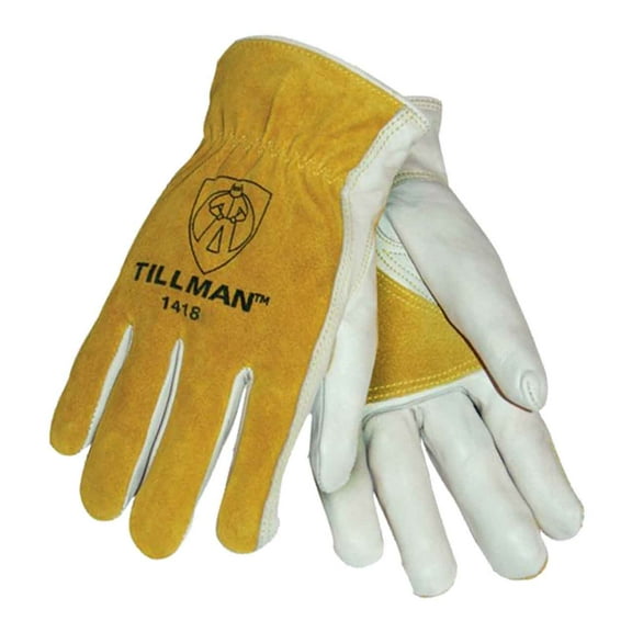 Tillman 1418 Reinforced Top Grain/Split Cowhide Drivers Gloves, X-Large