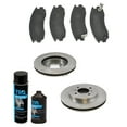 thumbnail image 2 of TRQ Front Disc Brake Pad & Rotor Kit w/Chemicals for 99-02 Mirage BKA17992, 2 of 3