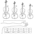 thumbnail image 6 of ﻿Mendini By Cecilio Violin For Kids & Adults - 3/4 MV300 Satin Antique Violins, Student, 6 of 6