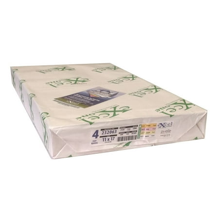 Excel One™ Carbonless 4-Part Reverse Paper (Gold/Pink/Canary/White), 11" x 17" (232063) - One (1) Ream (125 Sets)