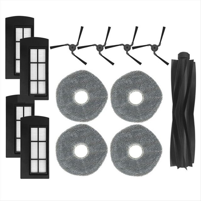 Repuestos Accesorios para Aspiradora Robot para Clean X9 Pro Cepillo Giratorio Filtro Mopa de Barrido Lateral