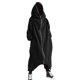 thumbnail image 1 of Sudadera con capucha larga unisex de manga larga con capucha Nazgul con cierre de cremallera y forro polar, 1 of 5