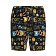 thumbnail image 4 of Fotbe Basketball Pajama Shorts for Men, Men's Pajama Bottoms, Sleepwear,Short Pajama Pants-Small, 4 of 9
