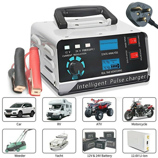 Konesky Car Battery Charger 12V 24V High Power Automatic battery