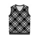 thumbnail image 3 of Camiseta sin mangas con cuello en V para hombre, estilo informal, con estampado vintage, permeable al trabajo y cuello en V., 3 of 5