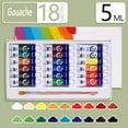 thumbnail image 4 of HLONK 12/18/24/36 Colors Gouache Watercolor Paint Tubes Set Non Toxic Vivid Pigments, 4 of 19