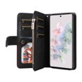 thumbnail image 4 of Compatible with Google Pixel 7 Wallet Case with Card Slots PU Leather Zipper Flip Folio Cover, 4 of 5