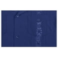 thumbnail image 2 of 9 Crowns Essentials Boys' Guayabera Button Down Shirt (Royal Blue, 20), 2 of 4