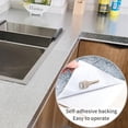 thumbnail image 6 of [CLEARANCE PRICE]Thicken Cabinet Aluminum Drawer Sticker Kitchen Aluminum Foil Wallpaper，Kitchen Wallpaper, Waterproof Thickened Wallpaper，40CM*2M，Square And Orange Peel Shape, 6 of 6