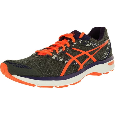 Asics Women's Gel-Excite 4 Shark/Flash Coral/Parachute Purple Above the Knee Tennis Shoe - (Best Running Shoes For Inner Knee Pain)