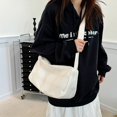 thumbnail image 5 of Bolso bandolera clásico de lona a cuadros de gran capacidad y gran capacidad para mujer, muy vendido, 2024, 5 of 5