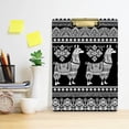 thumbnail image 6 of 12.5"x9" Cute Alpaca Liama Clipboards, Standard A4 Letter Size Nursing Clipboard with Low Profile Metal Clip Decorative Clip Board for Office Supplies,Silver, 6 of 7