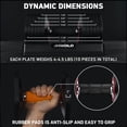 thumbnail image 4 of Mikolo 26.5LB Adjustable Dumbbells Set, 1-Sec Adjustable Weights Dumbbells Set, 5LB - 26.5LB 6 in 1 Free Dumbbell with Anti-Slip Texture Handle, Weight Set For Home Gym, 4 of 8