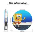 thumbnail image 3 of Zufioo SpongeBob SquarePants for Portable Pocket Makeup Mirror, Foldable Handheld Magnifying Beauty Mirror Suitable for Wallet Handbag for Women-Round Shape, 3 of 9