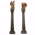 thumbnail image 2 of Magnesia Sculptural Cherubs on Pedestal, Brown, Set of 2, 2 of 2