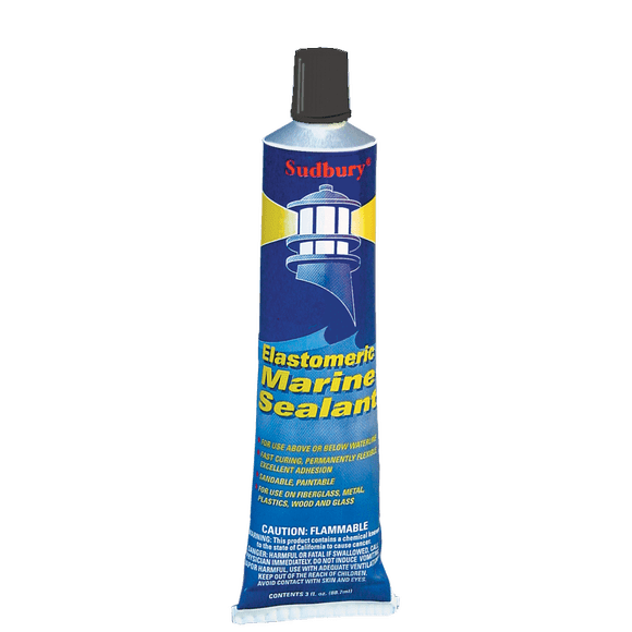SUDBURY Adhesive Sealant 322 Elastomeric; 3 Ounce Tube; Black; -20 Degree Fahrenheit To 120 Degree Fahrenheit; Single