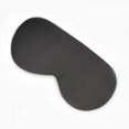 thumbnail image 2 of Sleep Mask Night Cover Eye Sleeping Silk Satin Masks For Women Men, Blindfold For Airplane Travel Adjustable Strap (black), 2 of 5