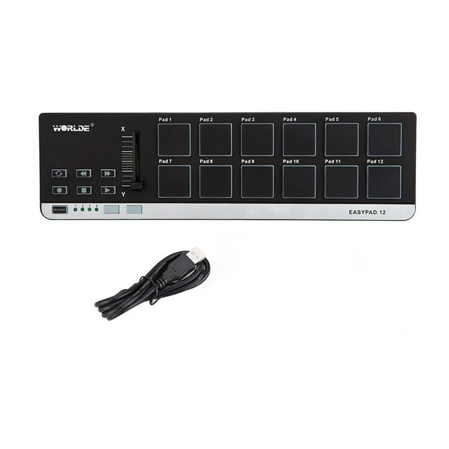 Contrôleur MIDI, Pavé Portable Usb 12 Mewmewcat MIDI Usb 12 Tambour Eryue