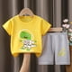 thumbnail image 3 of Traje de verano de algodón puro para niños, camiseta de media manga para niños, ropa deportiva para el hogar para niños y niñas, 3 of 5
