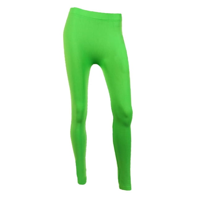 LAVRA Leggings Colorés en Spandex pour Femmes - Vert Lime