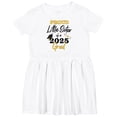 thumbnail image 3 of Inktastic Proud Little Sister of a 2025 Grad Girls Toddler Dress, 3 of 5