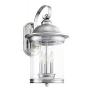 Sea Gull Hermitage Outdoor Wall Lantern - 19.75H in. Antique Brushed Nickel