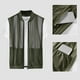 thumbnail image 1 of pstuiky Camisetas sin mangas para hombre, Chaleco de verano transpirable con malla y protección solar para hombre, con bolsillo interior para pesca al aire libre Camisas de hombre xl, 1 of 8